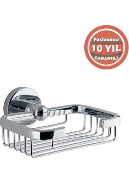 Paslanmaz Pirinç Dilek Montajlı Tel Sabunluk Kare modelleri