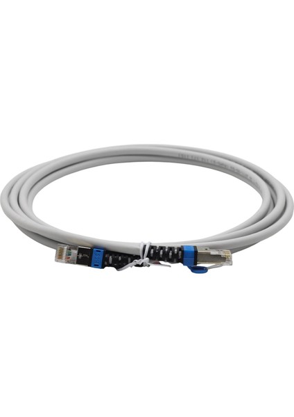 Patch Cord S/ftp CAT6A 3 mt Grey