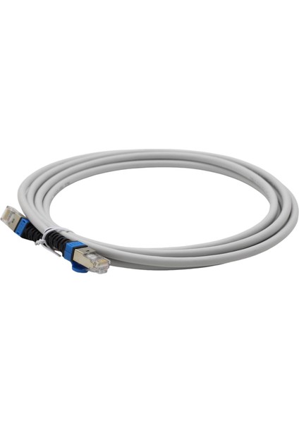 Patch Cord S/ftp CAT6A 3 mt Grey