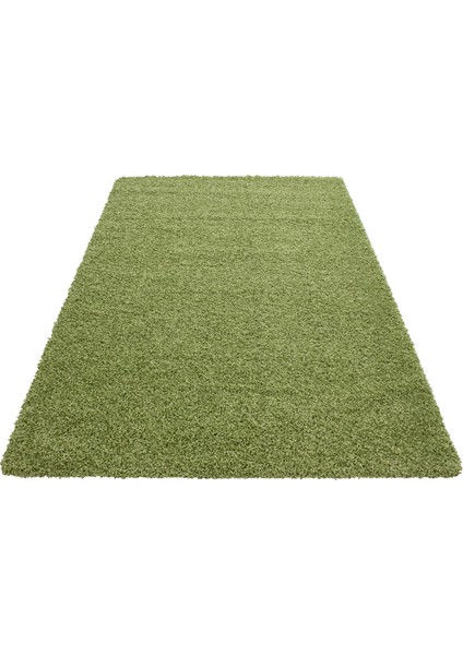 Shaggy Yeşil Halı Sade Renk Yumuşacık Soft Uzun Tüylü Çocuk Odası Oturma Odası Salon Mutfak Halı fiyatları