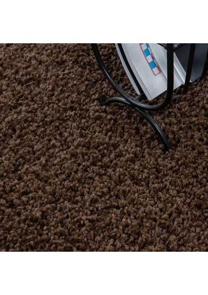 Soft Shaggy Halı Yüksek Tüylü Düz Kahverengi Rengi Çocuk Odası Oturma Odası Salon Mutfak Halısı indirimleri