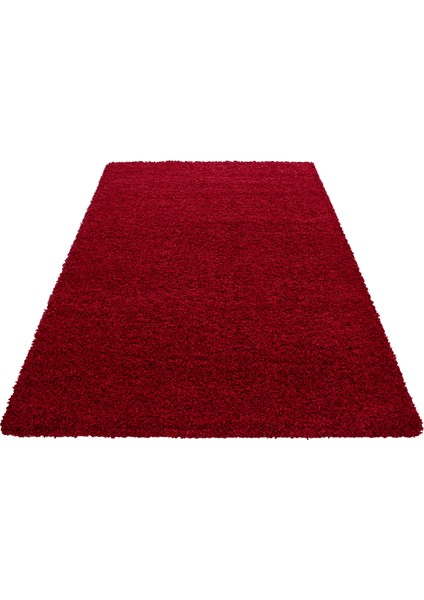 Soft Shaggy Halı Yüksek Tüylü Düz Kırmızı Renkli Çocuk Odası Oturma Odası Salon Mutfak Halısı fiyatları