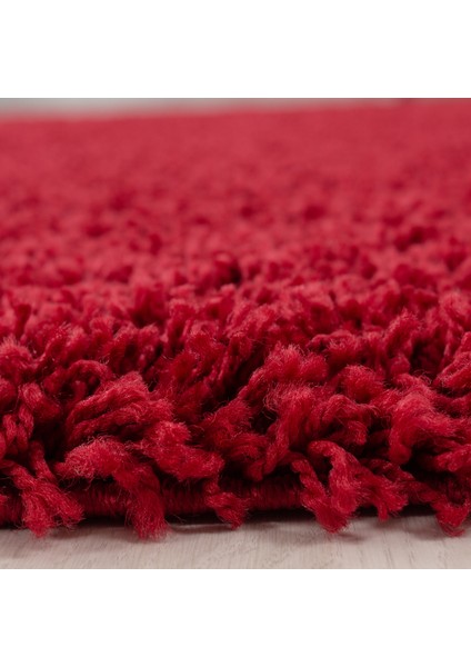 Soft Shaggy Halı Yüksek Tüylü Düz Kırmızı Renkli Çocuk Odası Oturma Odası Salon Mutfak Halısı modelleri