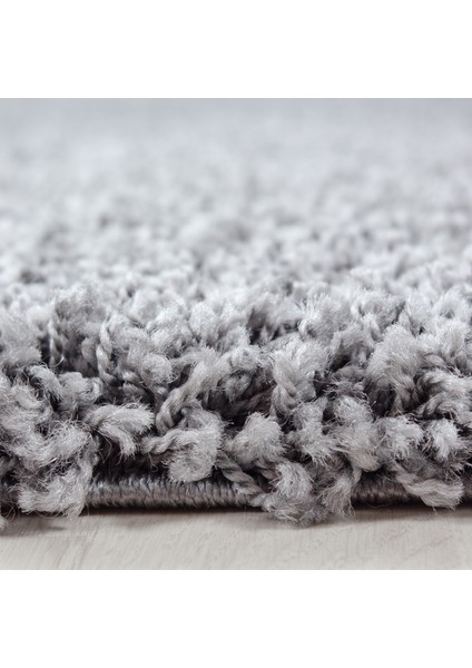 Yuvarlak Soft Shaggy Halı Yüksek Tüylü Düz Açık Gri Rengi Çocuk Odası Oturma Odası Salon Mutfak Halı modelleri