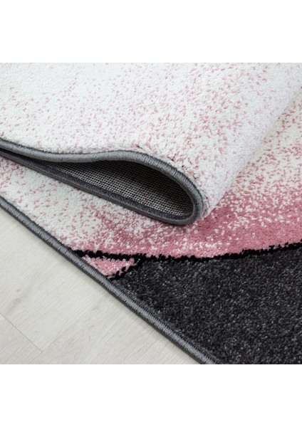 Yuvarlak Soft Yumuşak Çocuk Odası Halısı Sevimli Yumurcak Fil ve Yıldız Desenli Gri Beyaz Pembe fırsatları