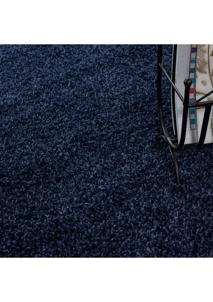 Soft Shaggy Halı Yüksek Tüylü Düz Lacivert Rengi Çocuk Odası Oturma Odası Salon Mutfak Halısı indirimleri