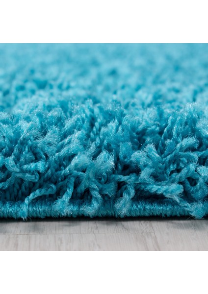 Soft Shaggy Halı Yüksek Tüylü Düz Turkuaz Mavi Rengi Çocuk Odası Oturma Odası Salon Mutfak Halısı modelleri