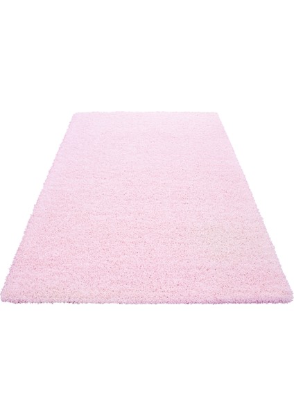 Yuvarlak Soft Shaggy Halı Yüksek Tüylü Düz Pembe Renkli Çocuk Odası Oturma Odası Salon Mutfak Halısı fiyatları