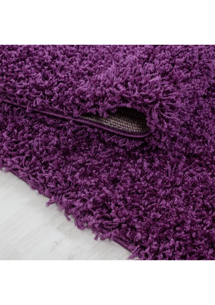 Soft Shaggy Halı 3 cm Uzun ve Yüksek Tüylü Düz Lila Çocuk Odası Oturma Odası Salon Mutfak Halısı fırsatları