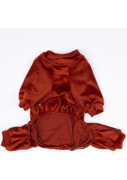 Kiremit Bonjour Kadife Küçük Irk Köpek Tulumu indirimleri