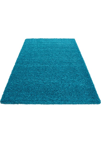 Soft Shaggy Halı Yüksek Tüylü Düz Turkuaz Mavi Rengi Çocuk Odası Oturma Odası Salon Mutfak Halısı fiyatları
