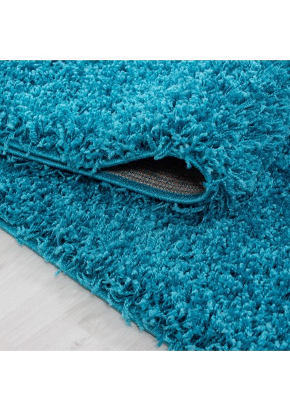 Soft Shaggy Halı Yüksek Tüylü Düz Turkuaz Mavi Rengi Çocuk Odası Oturma Odası Salon Mutfak Halısı fırsatları