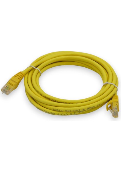 Patch Cord Utp Cat6 3 mt Yellow