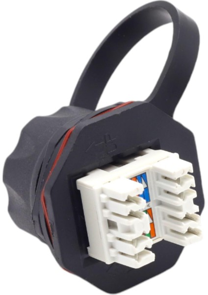 Keystone Jack Utp Cat6 180 D IP67 Vidalı Edüstriyel