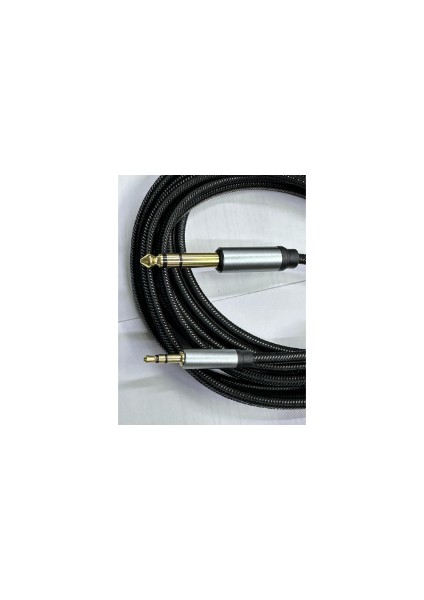 10 Metre 3.5 mm Stereo 6.3 mm Stereo Kablo 10 Metre Stereo Amfi Kablosu modelleri