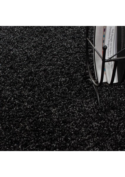 Soft Shaggy Halı Yüksek Tüylü Düz Antrasit Rengi Çocuk Odası Oturma Odası Salon Mutfak Halısı indirimleri