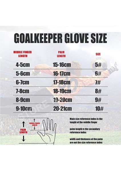 Çocuk Yetişkin Kaleci Eldiveni Futbol Koruyucu Kaleci Eldivenleri (Yurt Dışından) fiyatları