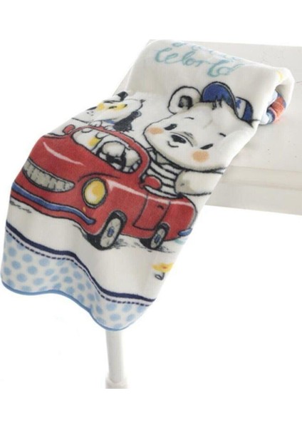 Yumuşak ve şık bebek battaniyesi 100x120 cm, rahat ve sıcak tutar