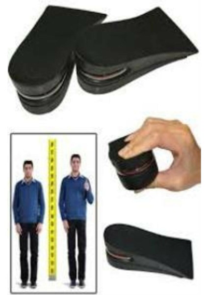 Tekno Trust Hava Yastıklı Boy Uzatıcı Tabanlık Uzatan Gizli Topuk 5cm