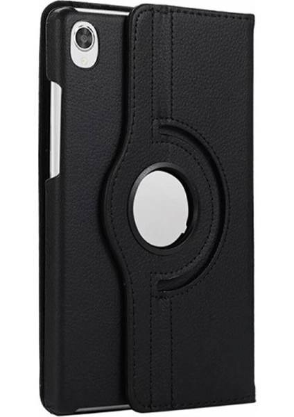 Lenovo Tab M8 TB-8505 Uyumlu 3 Kameralı Döner Standlı Kapaklı Kılıf
