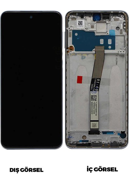 Redmi Note 9 Pro Uyumlu Lcd+Dokunmatik+Çıtalı