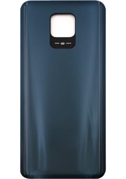 Xiaomi Redmi Note 9 Uyumlu Kamera Camlı Batarya Kapağı (Siyah) NT-105244