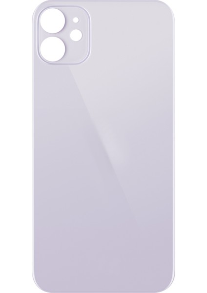 iPhone 11 Uyumlu Geniş Kamera Camlı Batarya Kapağı