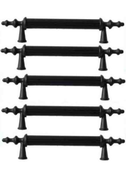 Metal Mobilya Kulp Siyah Renk 96 cm 5 Adet