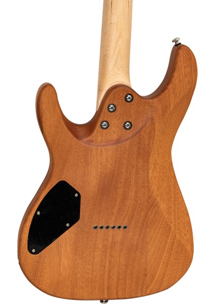 FTS300A Mat Koyu Kahve Okoume Ağacı Hh Aktif Perdesiz Elektro Gitar fiyatları