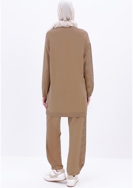 Vizon-Büyük Beden Fisto Garnili Pantolonlu Takım fırsatları