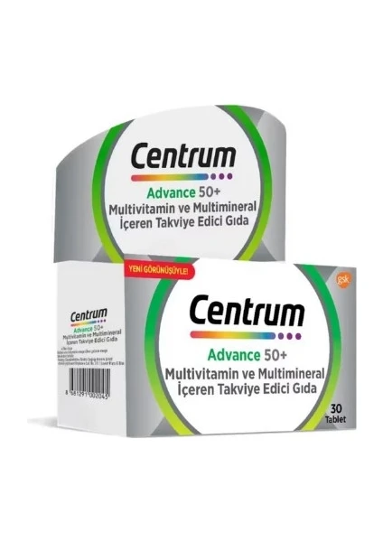 Gsk Centrum Advance 50 Plus Multivitamin 30 Tablet