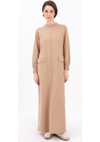 Bej-Cepli Örme Elbise fiyatları