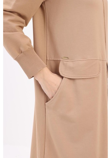 Bej-Cepli Örme Elbise indirimleri