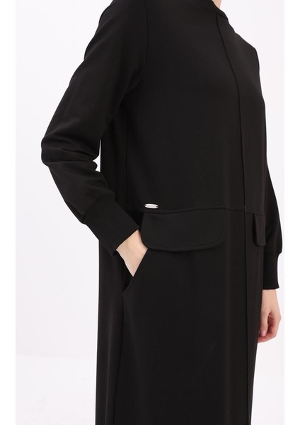 Siyah-Cepli Örme Elbise indirimleri