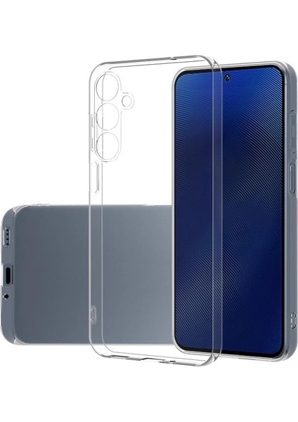 Galaxy A16 Uyumlu Kılıf Süper Silikon Şeffaf Kapak