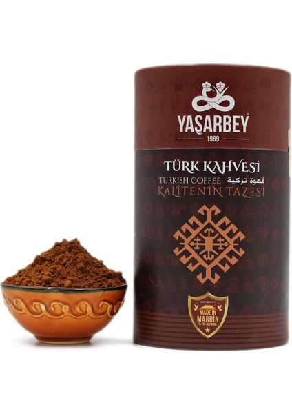 MARDİN SPECİAL TÜRK KAHVESİ 400 GR [ORTA KAVRULMUŞ-HAFİF İÇİM]-(HEDİYELİK KUTU)