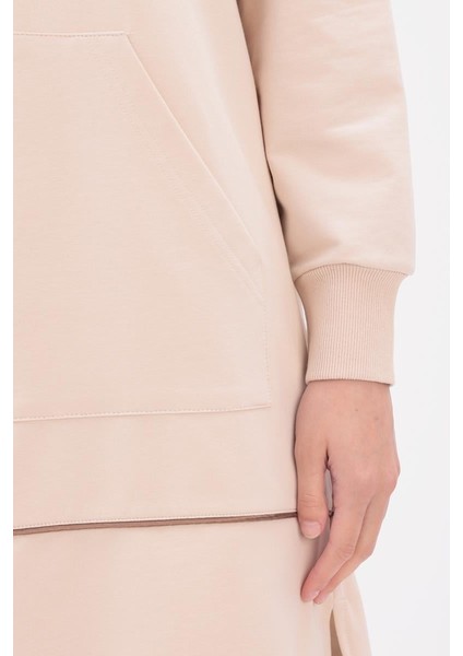 Taş-Saten Ara Biyeli Sweat Hırka indirimleri