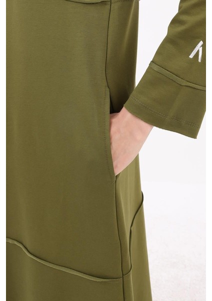 Haki-Kapüşonlu Fermuarlı Hırka indirimleri