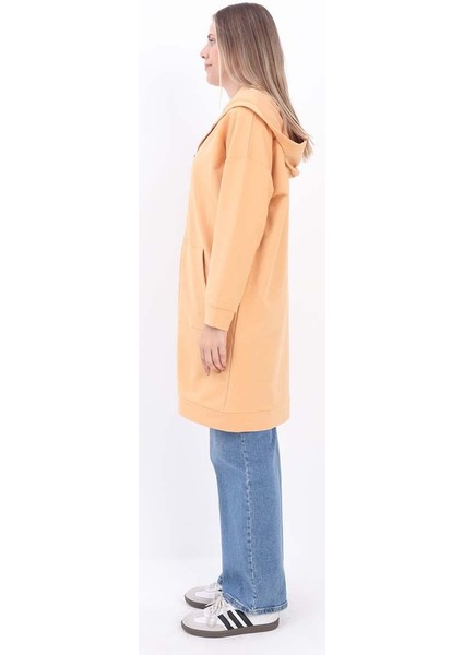 Soft Sarı-Fermuarlı Sweat Hırka modelleri