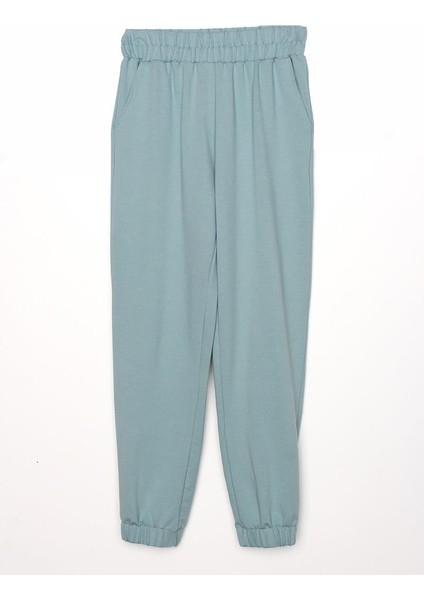 Koyu Mint-Jogger Eşofman Altı
