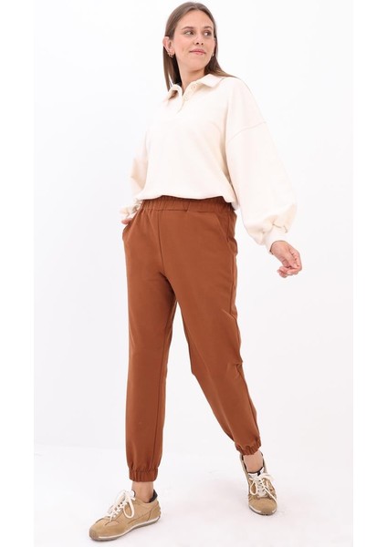 Kahve-Jogger Eşofman Altı