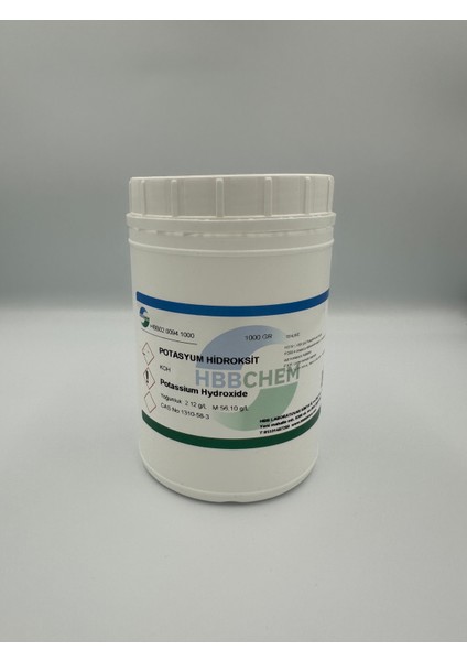 Potasyum Hidroksit Chem Pure 1 kg