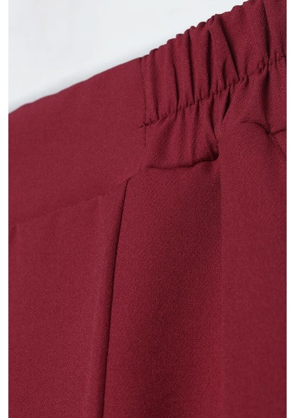 Vişne Çürüğü-Beli Lastikli Havuc Pantolon indirimleri