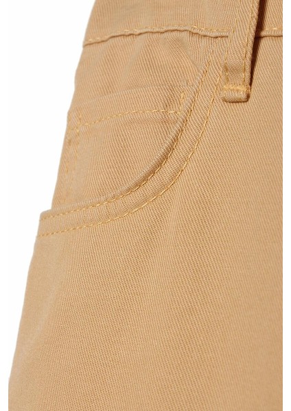 BISKÜVI-Pamuk Bol Paça Parça Boyama Rahat Kalıp Pantolon indirimleri