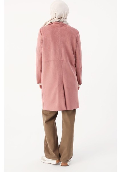 Açık Gül-Süet Kruvaze Blazer Ceket fırsatları