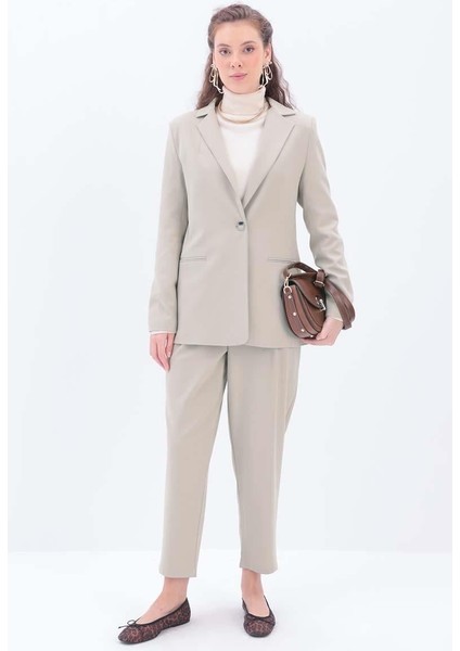 Bej-Astarlı Blazer Ceket fiyatları