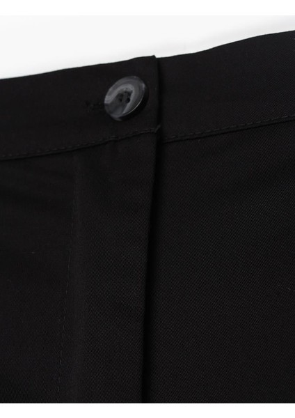 Siyah-Pamuklu Ütü Izli Cepli Likralı Dar Paça Pantolon indirimleri