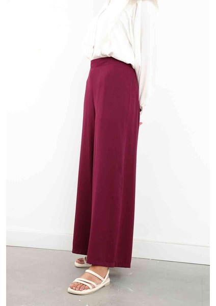 Mürdüm-Bol Paça Pantolon