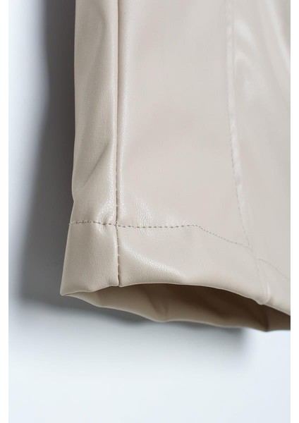 Taş-Içi Şardonlu Çima Dikişli Deri Pantolon indirimleri