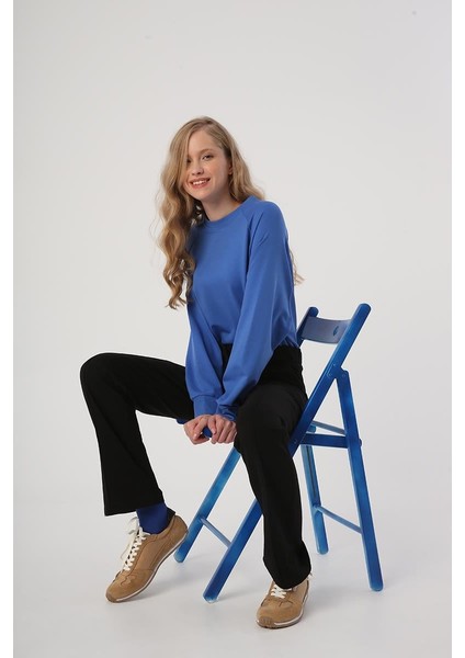 Siyah-Büyük Beden Cepli Eşofman Altı